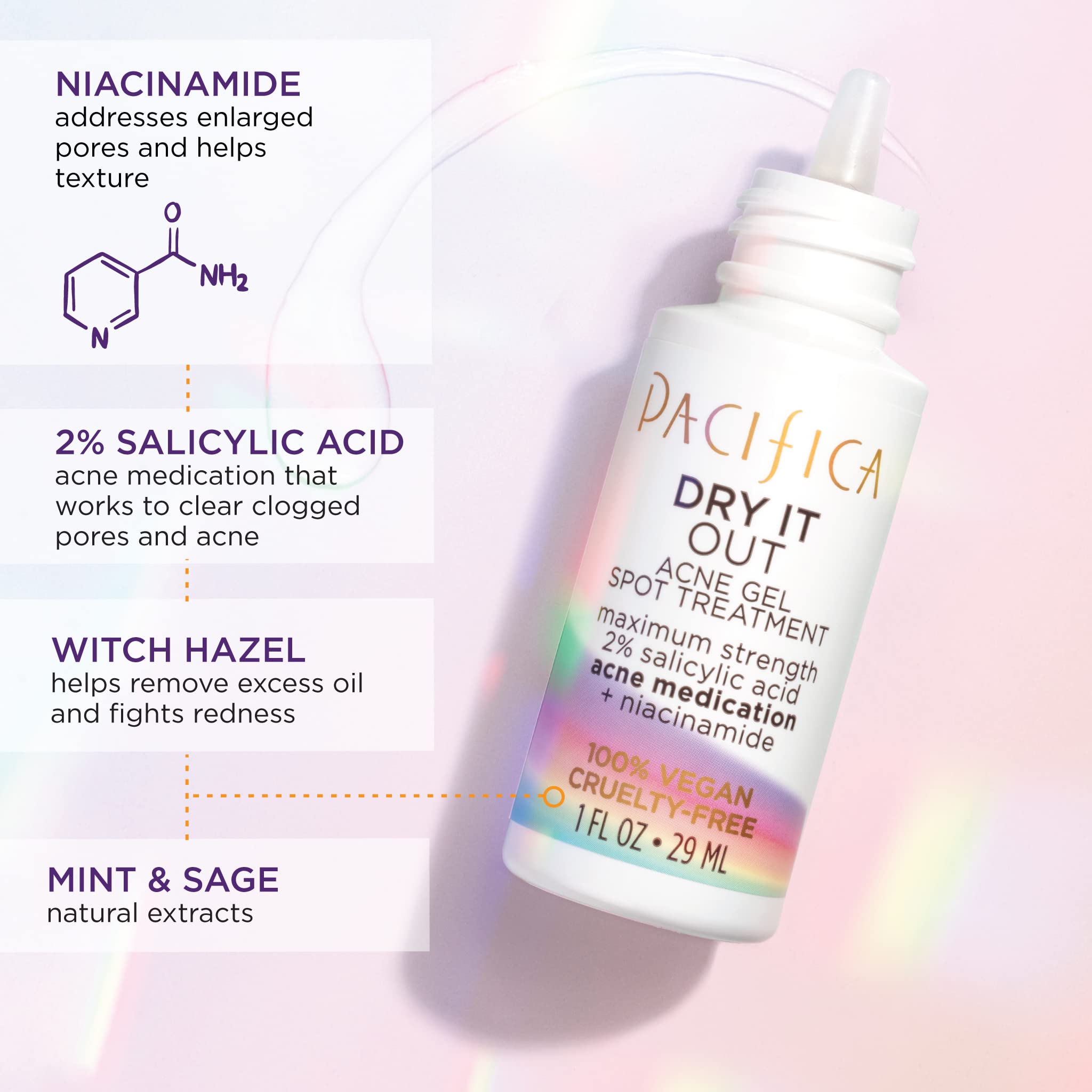 Pacifica Dry It Out Acne Gel Spot Treatment Unisex 1 oz